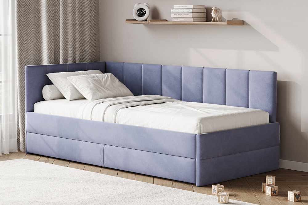 Кровать Норли сиреневая