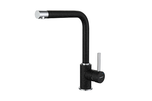 Смеситель Г-образный черный