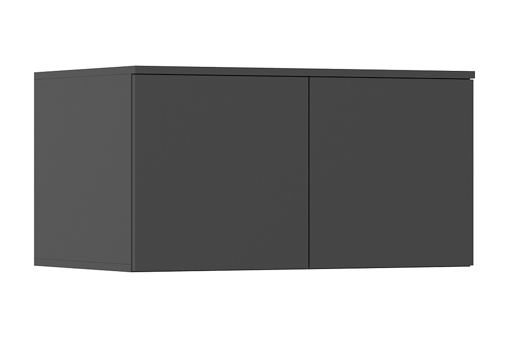 Шкаф 2-х створчатый с антресолью Норд графит