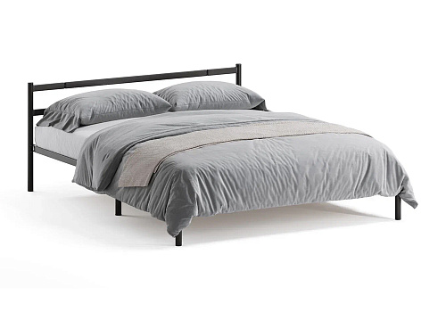 Кровать двуспальная Герзис черная