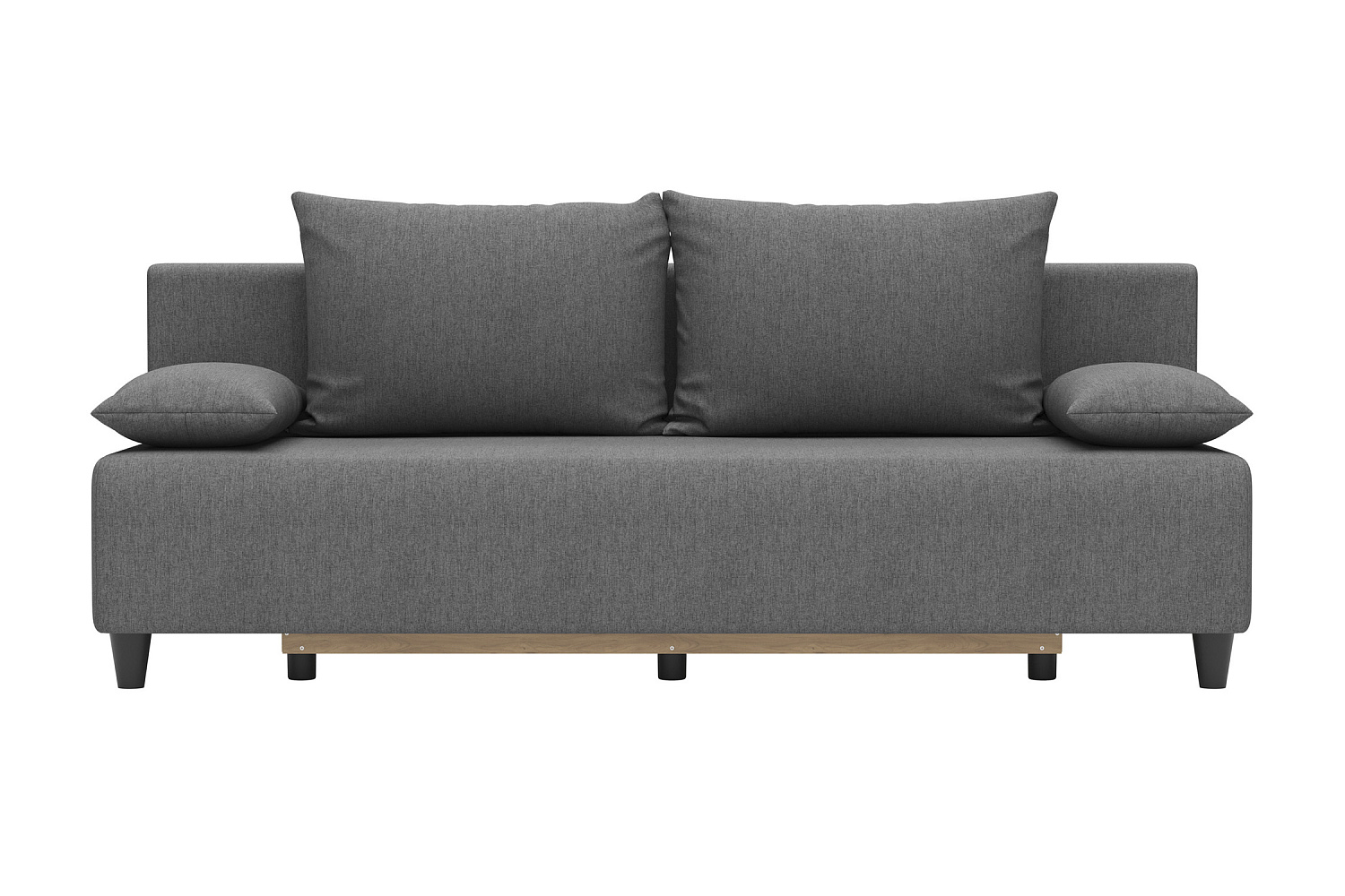 Диван еврокнижка 3-х местный Роджерс М серый 