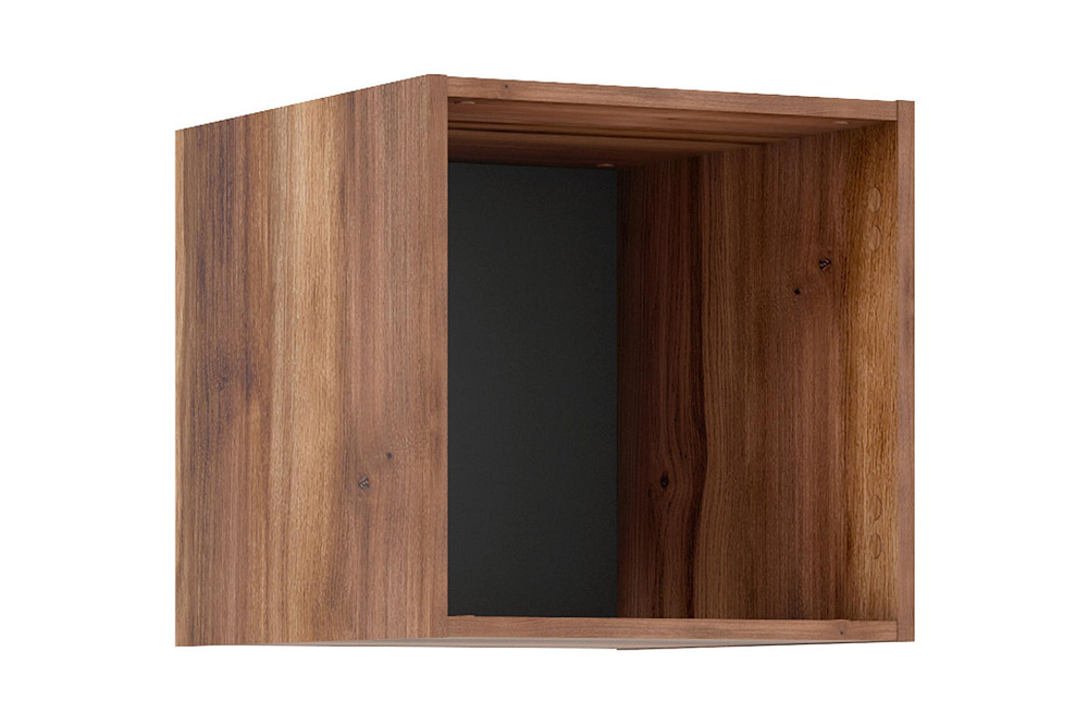 Пенал с антресолью Тризиль дуб барокко / белый / зеленый камень