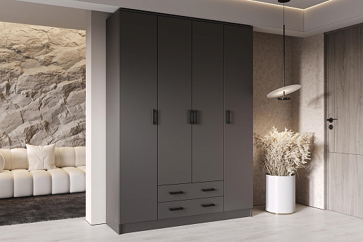 Шкаф Квадро графит