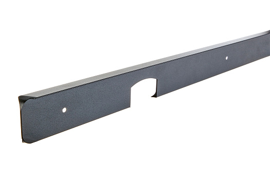 Планка угловая для столешницы 38 мм R9 черная