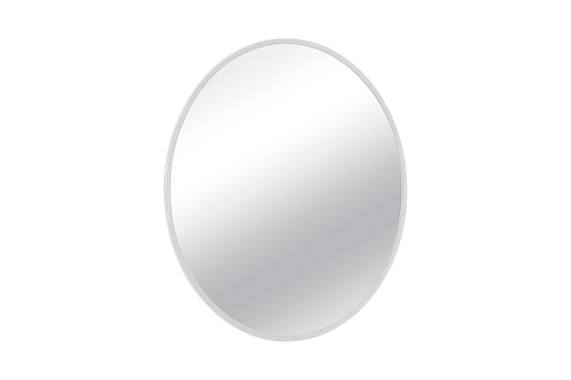 Зеркало круглое с окантовкой Иллин белое