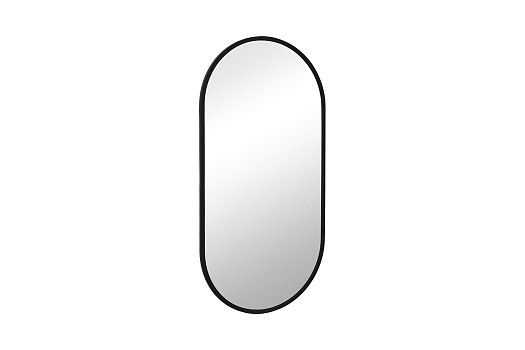 Зеркало овальное Иллин черное