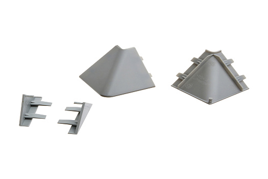 Комплект заглушек Плато серый