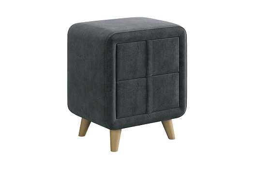 Тумба прикроватная Софи 3 грей алькантара