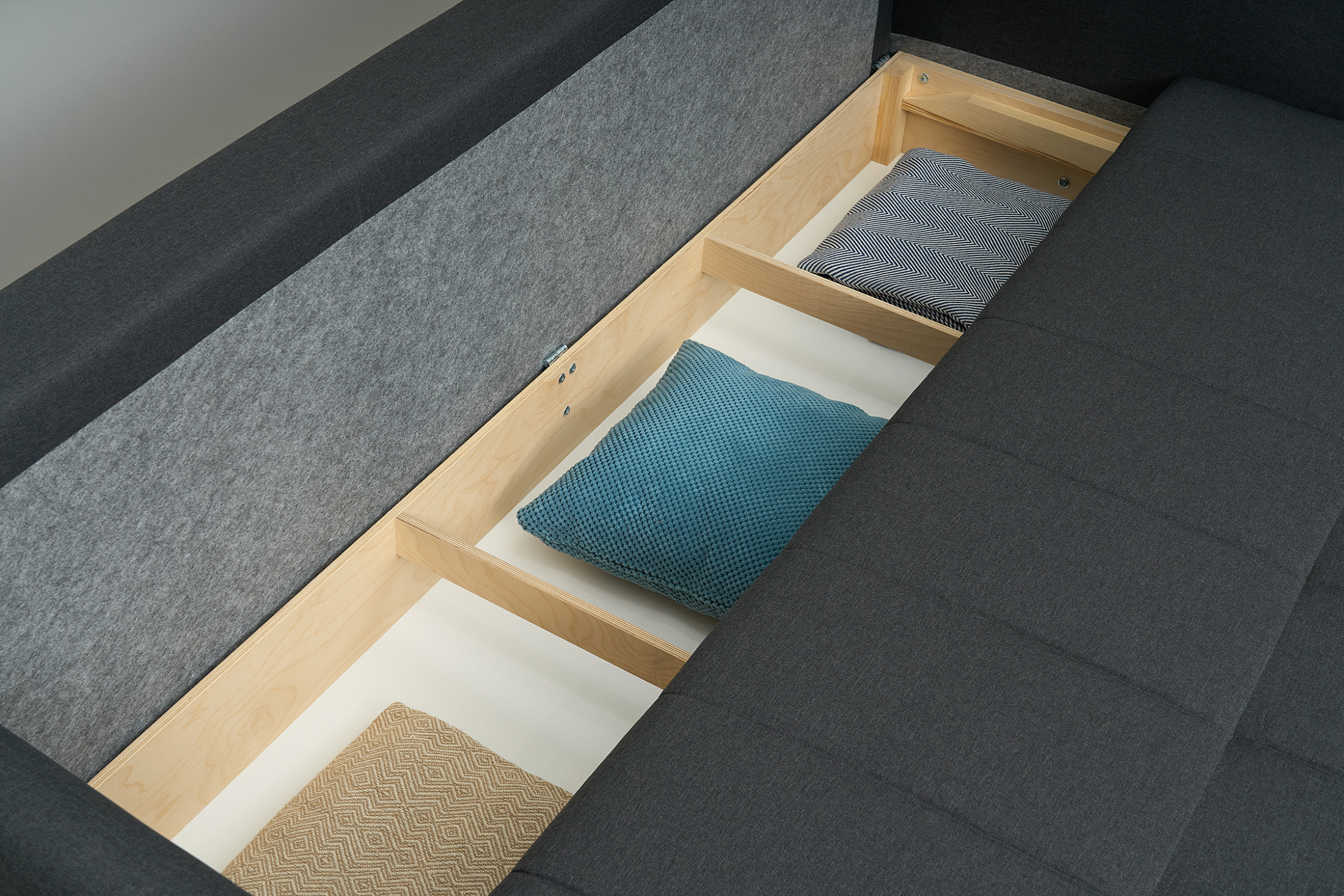 Диван Флэт темно-серый — изображение 5