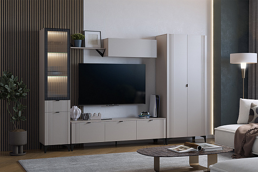 Модульная гостиная Рич кашемир / фраппучино матовый