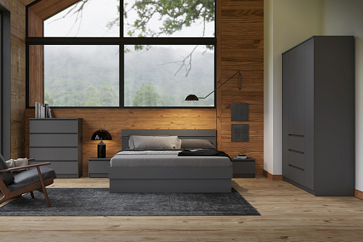 Спальный гарнитур Челси №2 графит