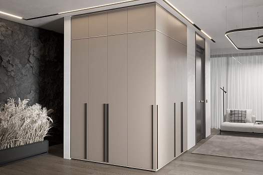 Модульная прихожая Норд дуб крафт серый / кашемир