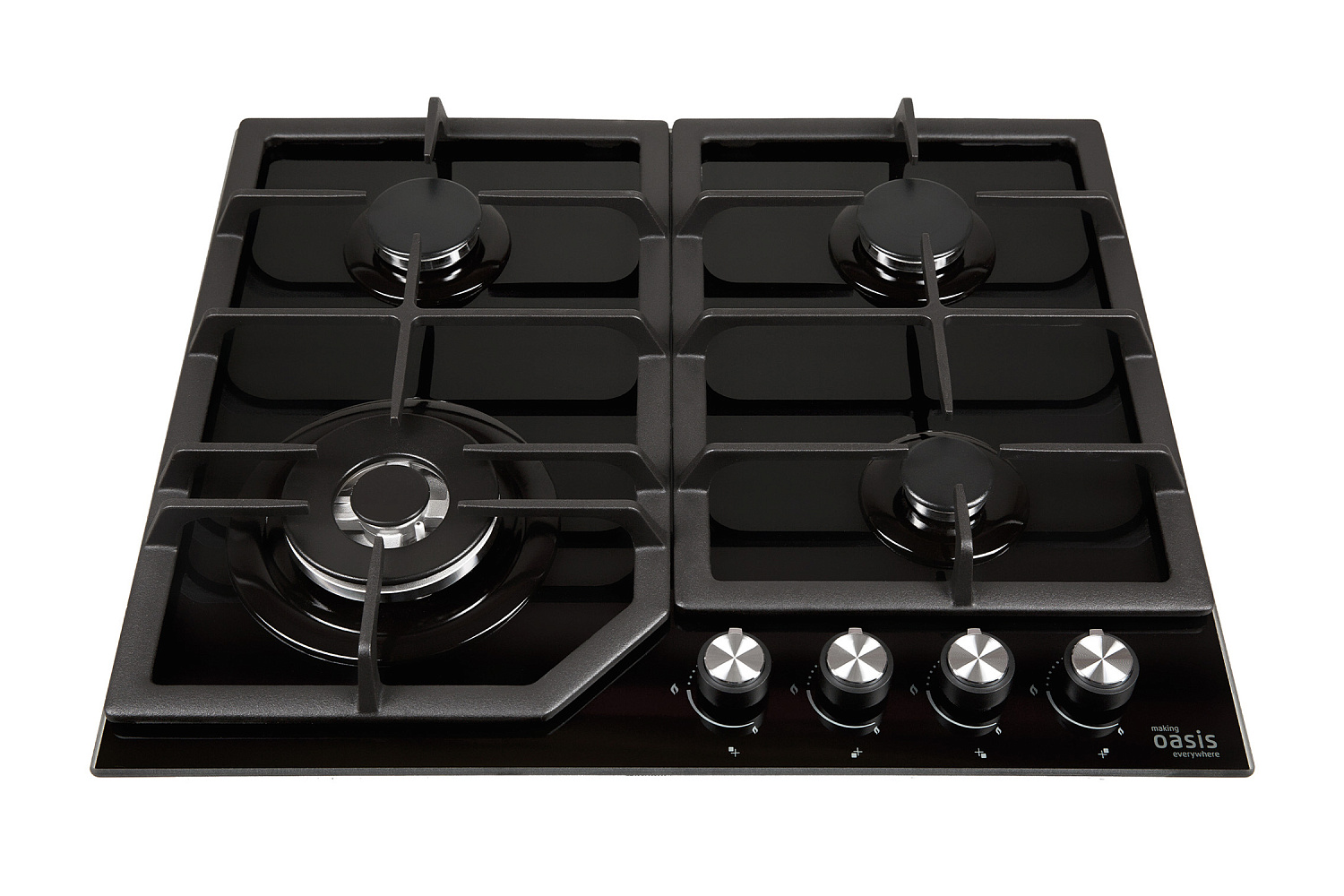 Газовая варочная поверхность Oasis P-GBT черная