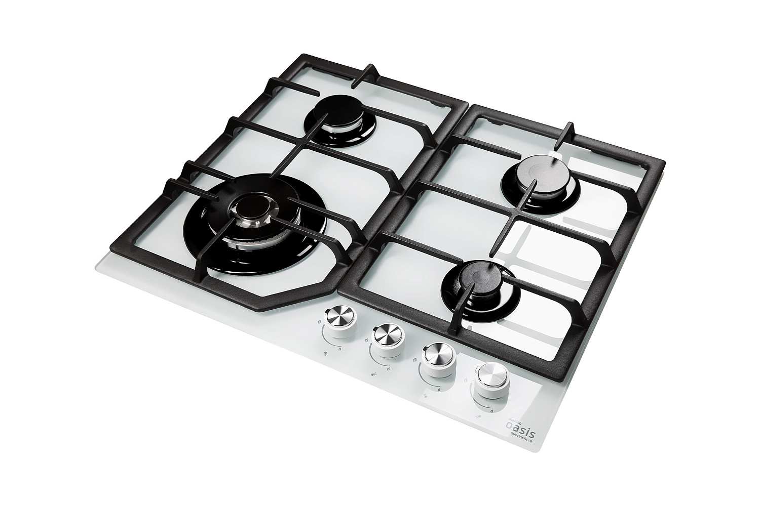 Газовая варочная поверхность Oasis P-GWT белая