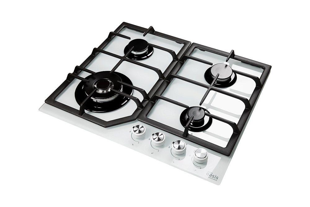 Газовая варочная поверхность Oasis P-GWT белая