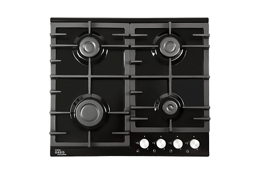 Газовая варочная поверхность Oasis P-MBRP черная
