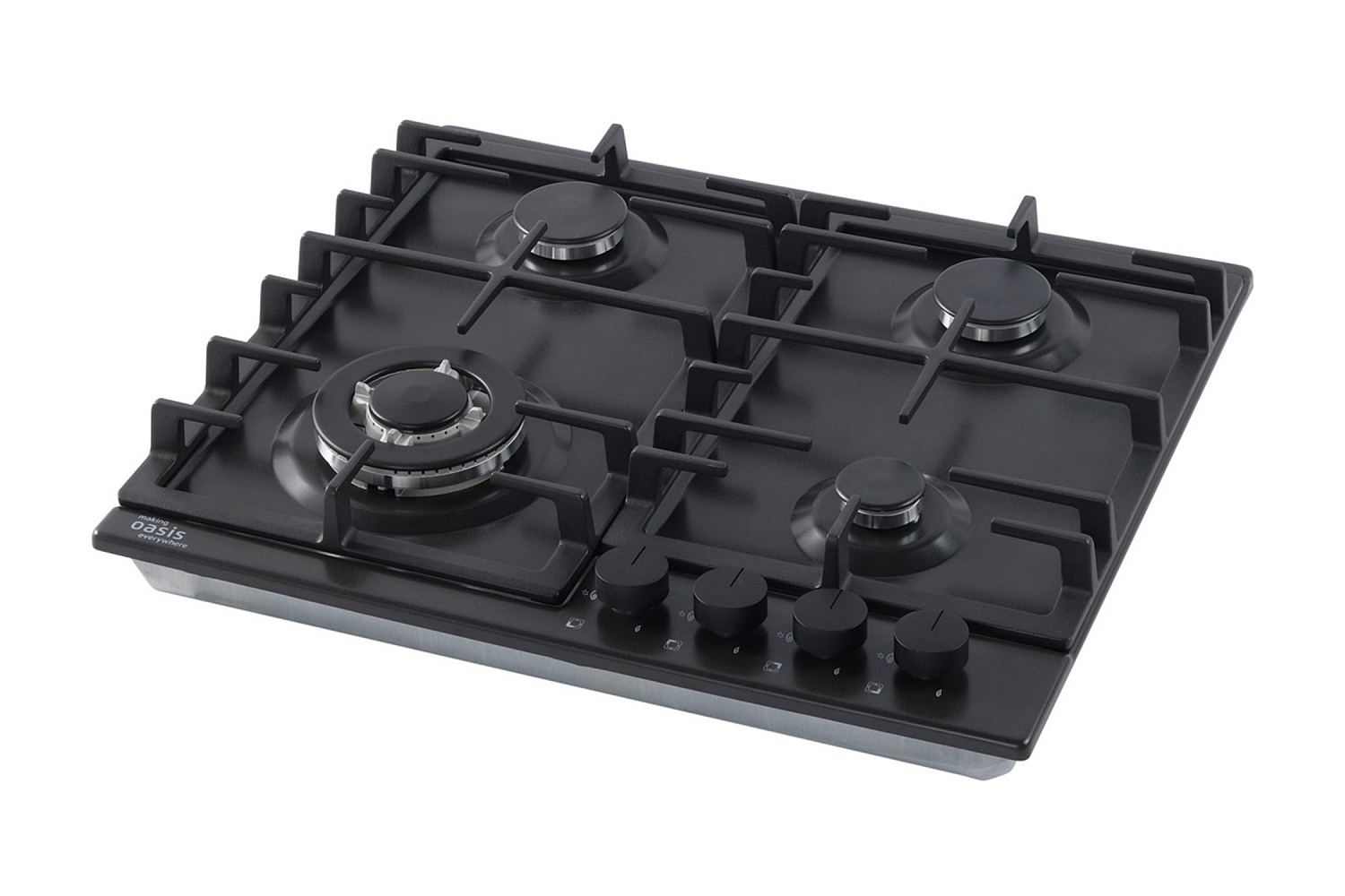 Газовая варочная поверхность Oasis P-MSB черная
