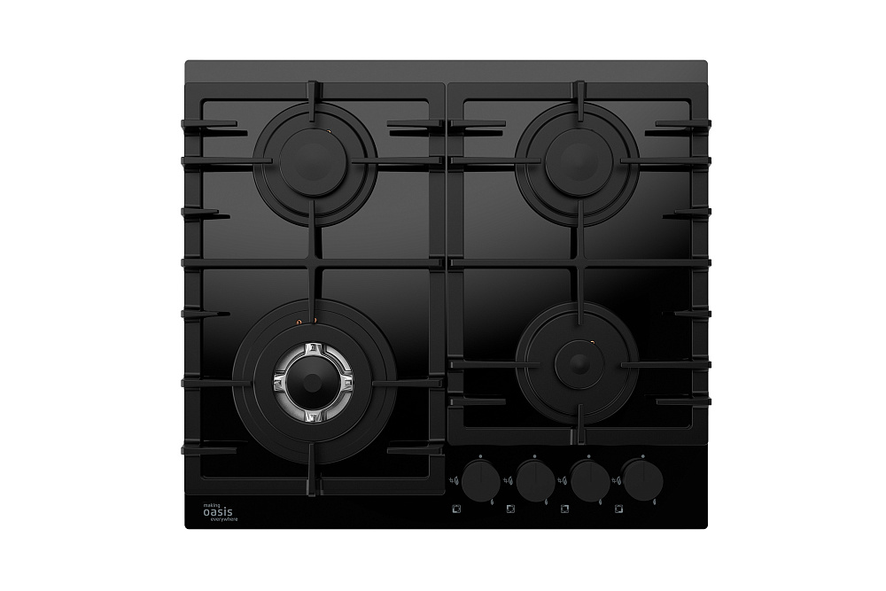 Газовая варочная поверхность Oasis P-SDB черная