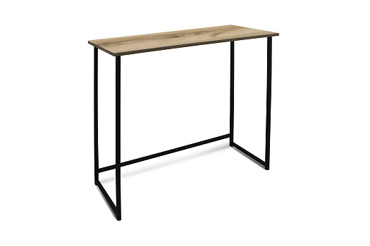 Стол-консоль Ремика черный / дуб делано