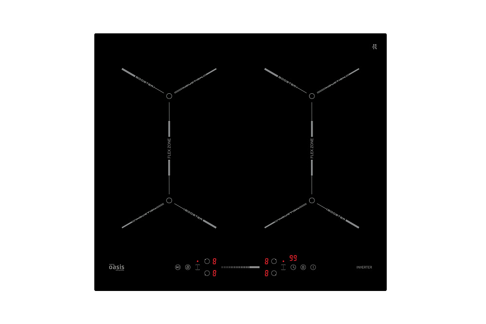 Индукционная варочная поверхность Oasis P-EIGD черная