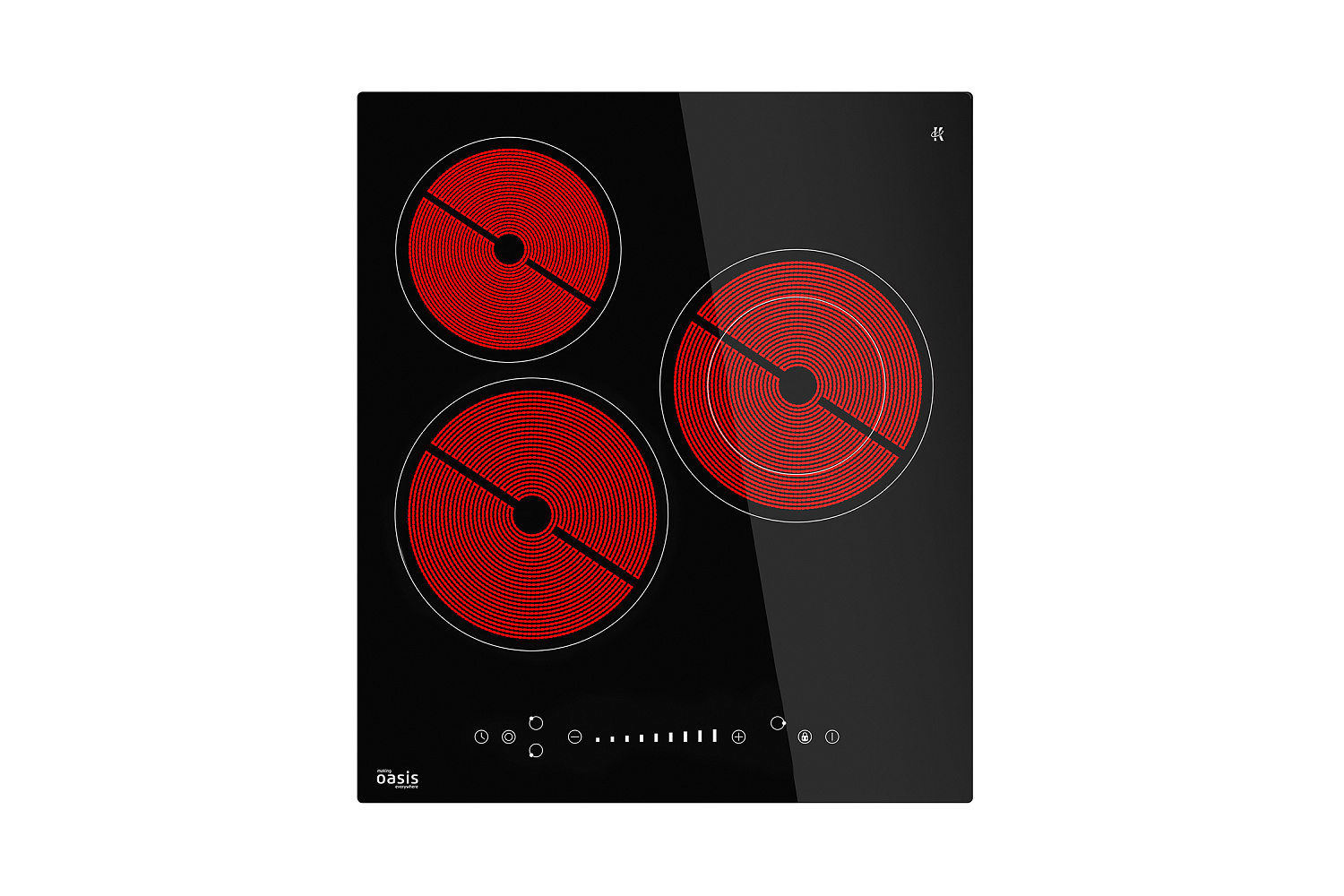 Электрическая варочная панель Oasis P-3SB черная