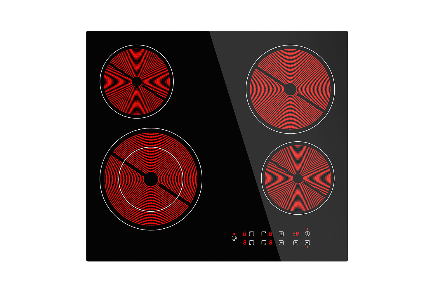 Электрическая варочная панель Oasis P-SB черная