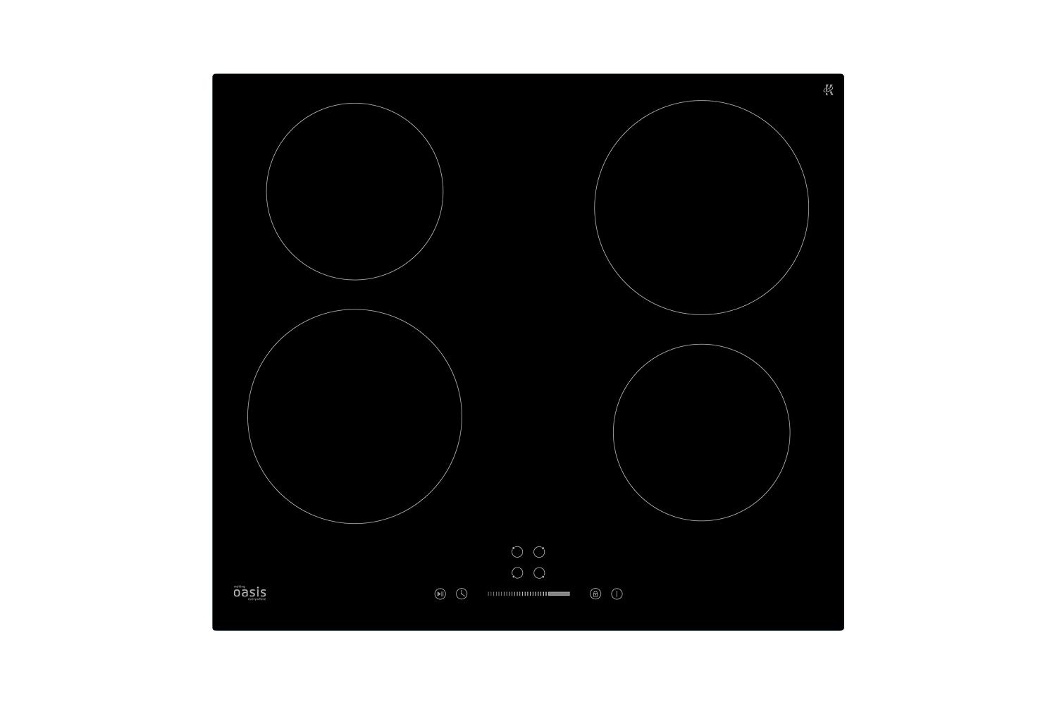 Электрическая варочная панель Oasis P-SBT черная