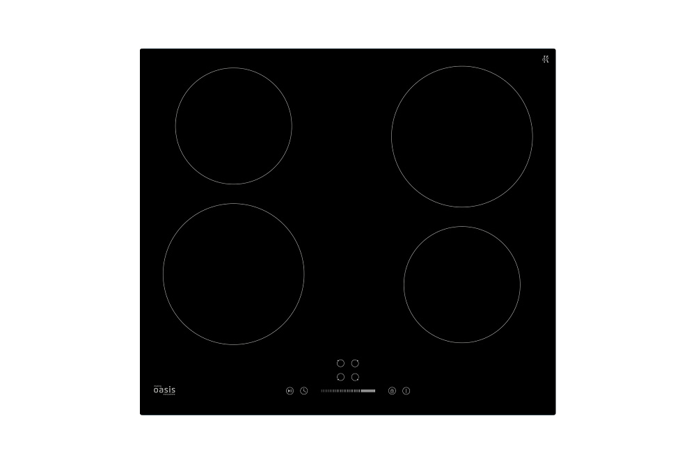 Электрическая варочная панель Oasis P-SBT черная