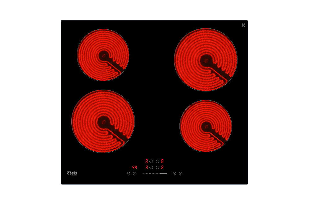 Электрическая варочная панель Oasis P-SBT черная