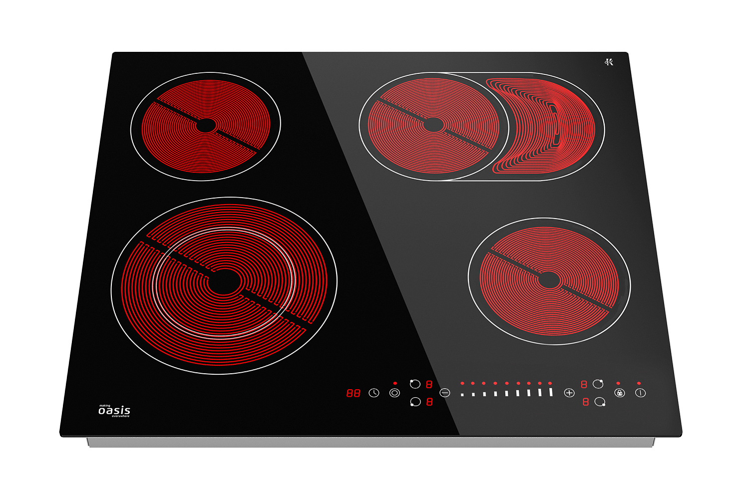 Электрическая варочная панель Oasis P-SBU черная