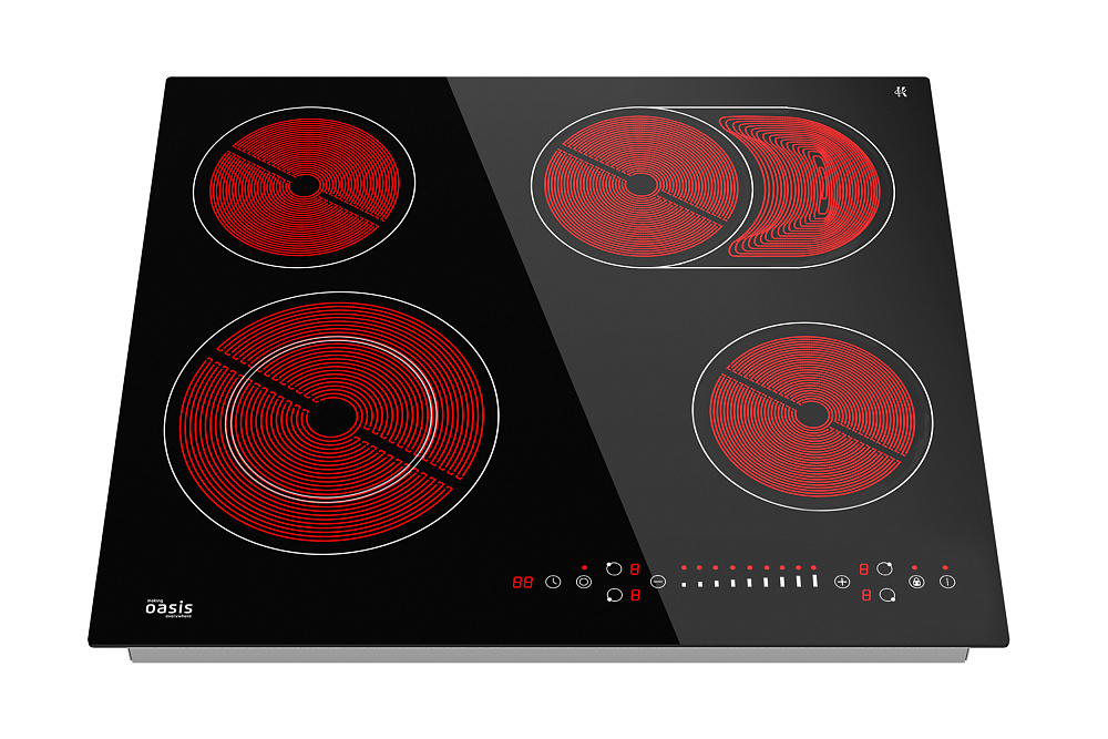 Электрическая варочная панель Oasis P-SBU черная
