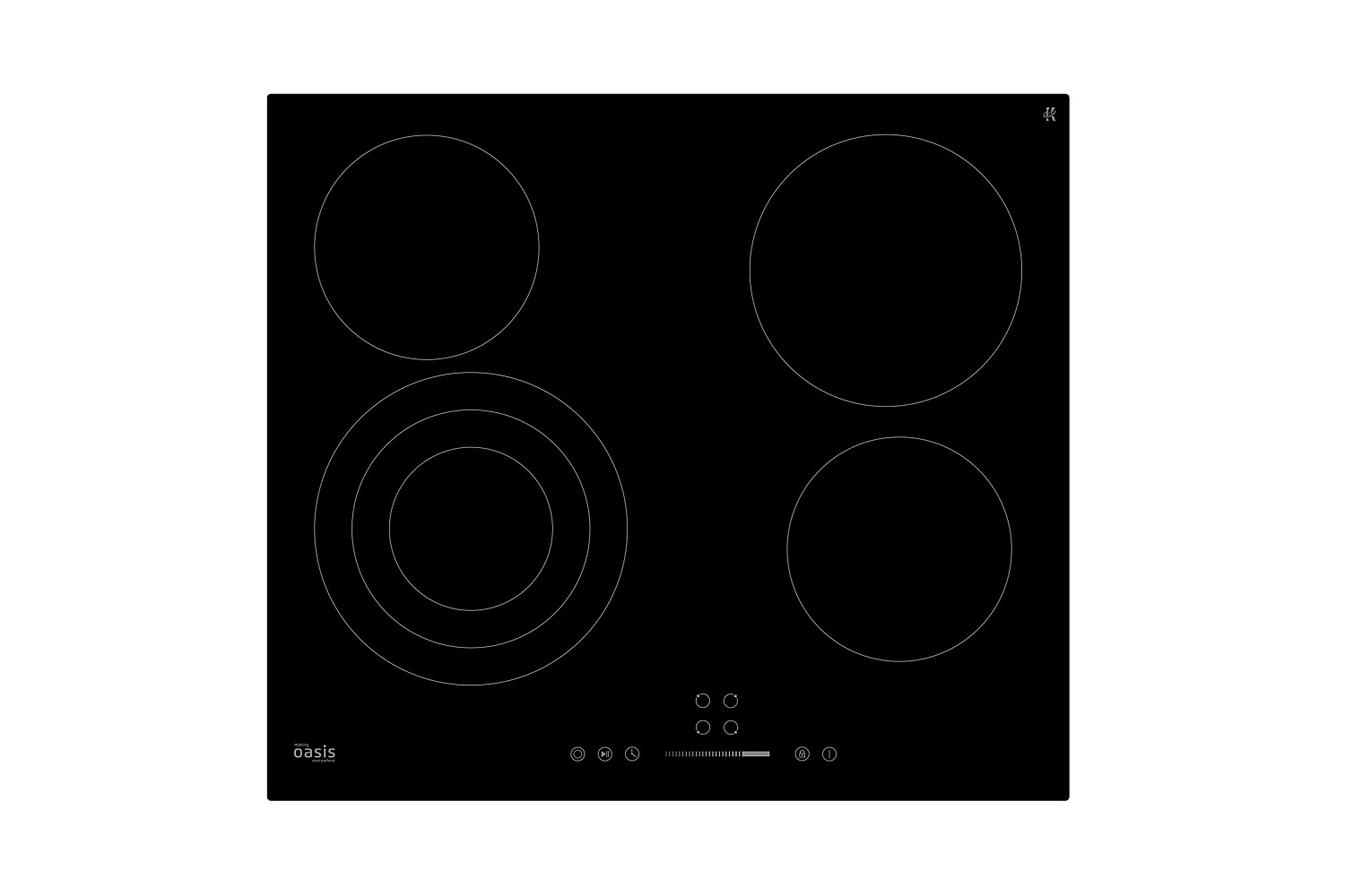 Электрическая варочная панель Oasis P-STB черная