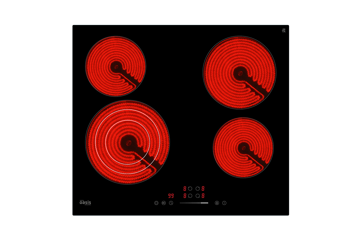Электрическая варочная панель Oasis P-STB черная