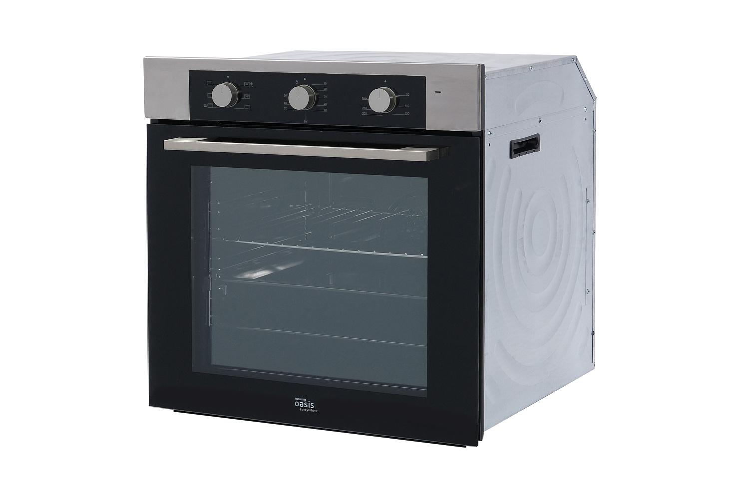 Встраиваемый духовой шкаф Oasis D-MNN черный / стальной