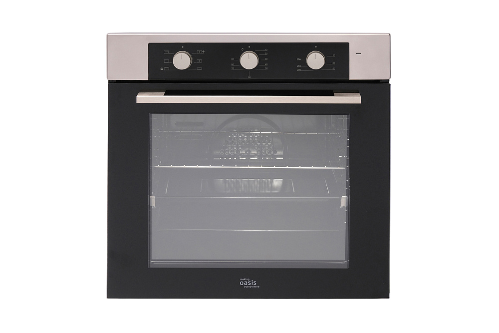 Встраиваемый духовой шкаф Oasis D-MNN черный / стальной