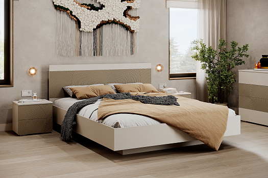 Спальня №2 Атлантис кашемир / матовая флан