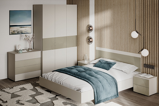 Спальня №3 Атлантис кашемир / матовая флан