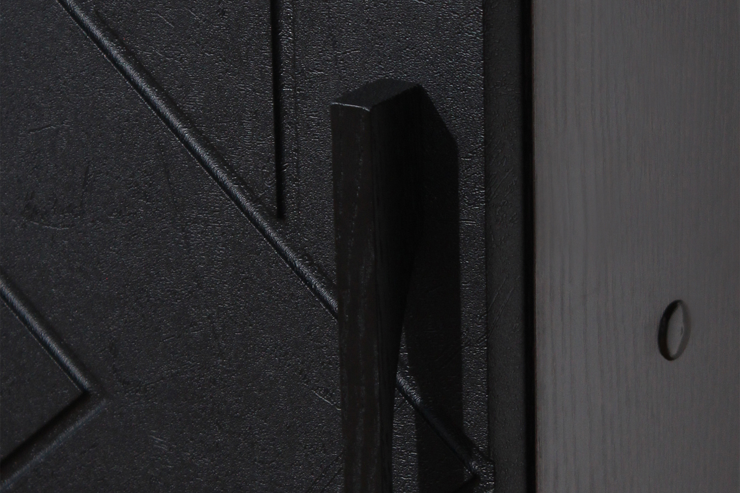 Стол компьютерный Копенгаген со створкой венге / черный матовый