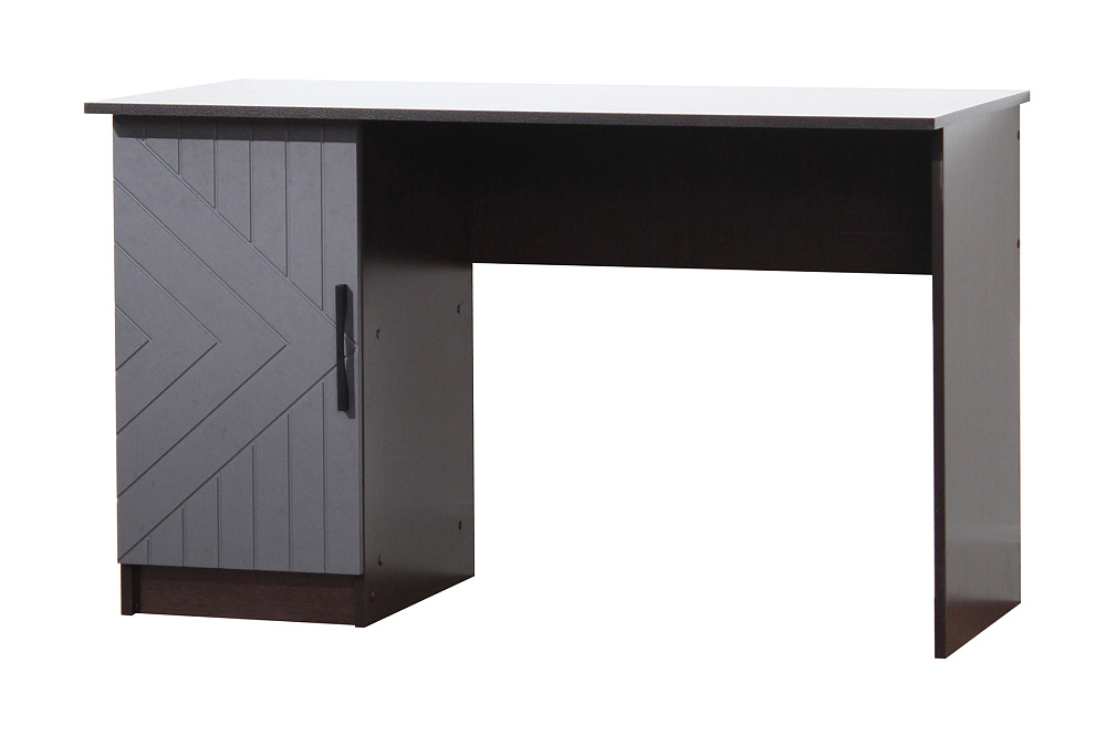 Стол компьютерный Копенгаген со створкой венге / серый графит