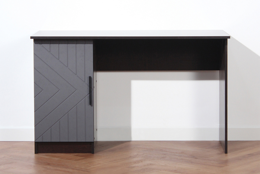 Стол компьютерный Копенгаген со створкой венге / серый графит