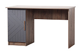 Стол компьютерный Копенгаген со створкой дуб самдал / серый графит