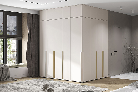 Комплект шкафов с антресолью Норд №2 кашемир