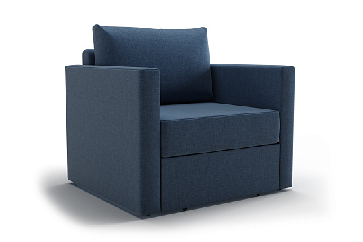 Кресло выкатное Берг темно-синее