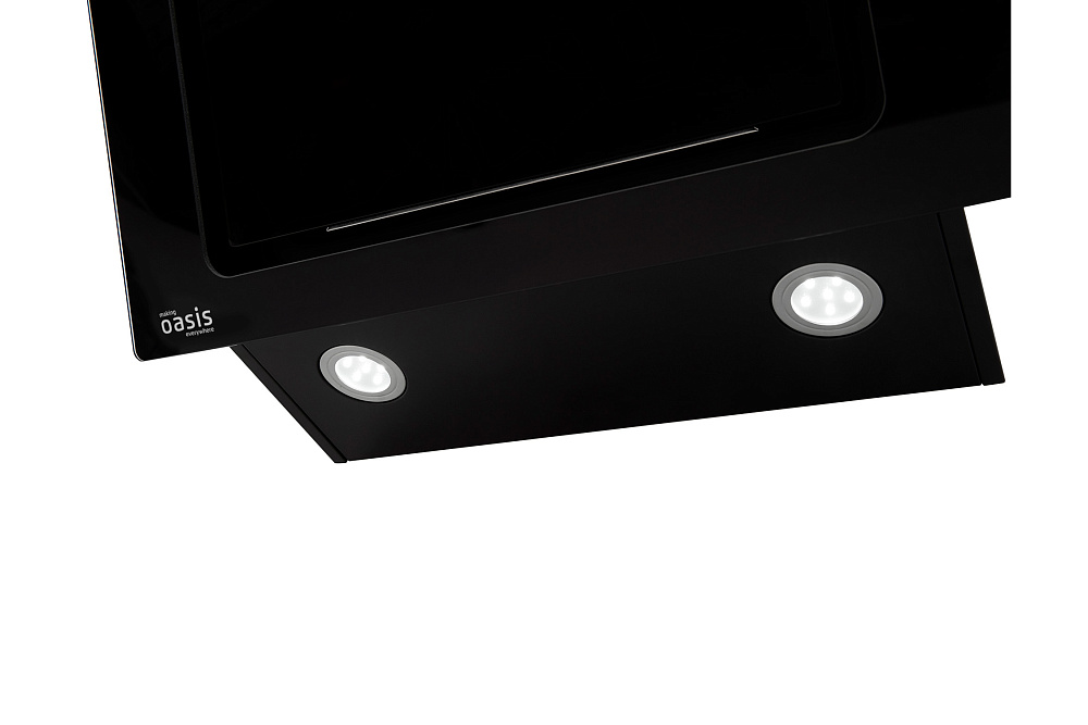 Наклонная вытяжка Oasis NA-60B черная