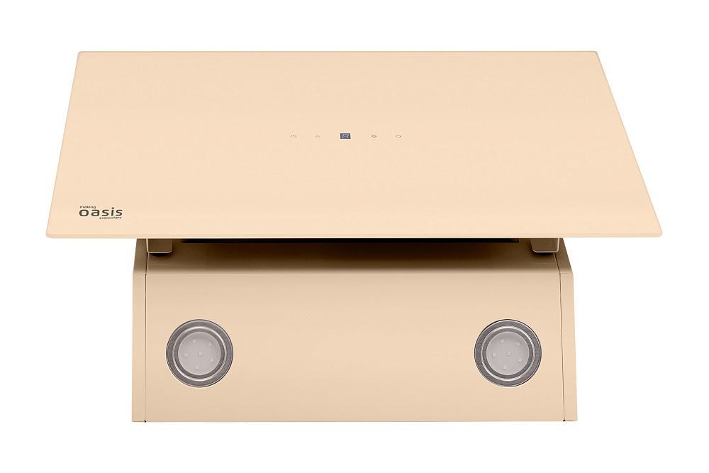 Наклонная вытяжка Oasis NB-60I бежевая