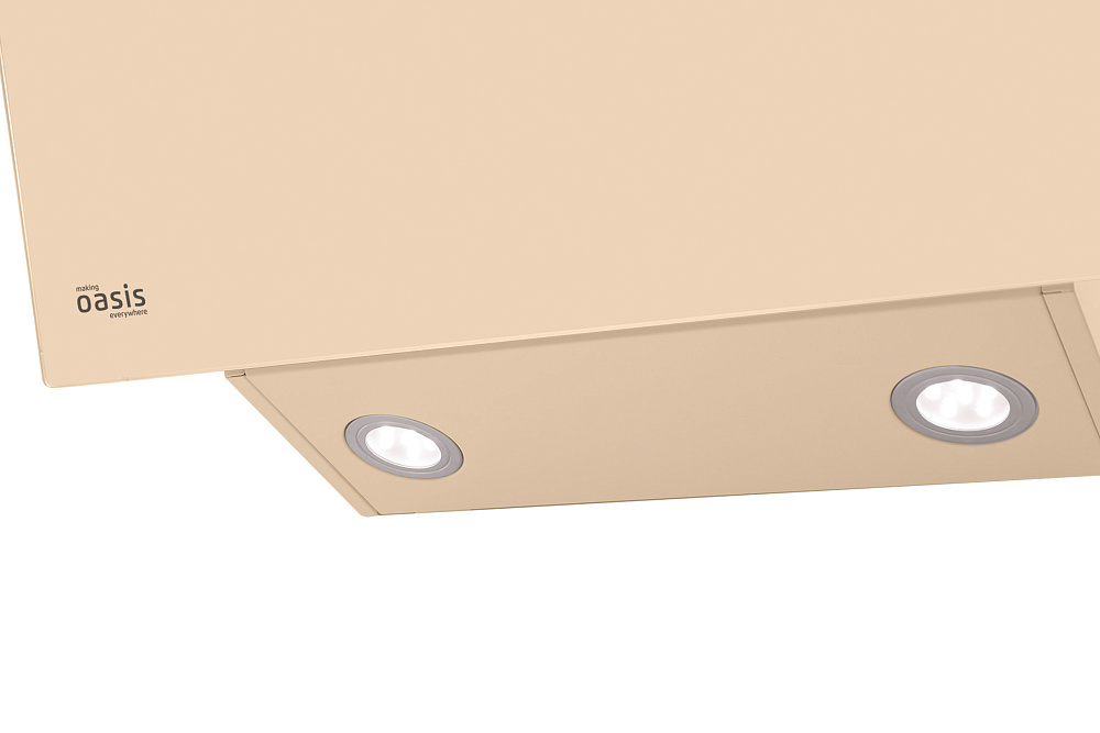 Наклонная вытяжка Oasis NB-60I бежевая