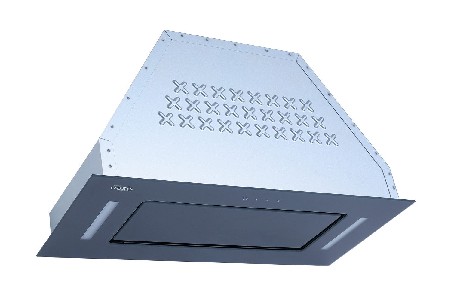 Встраиваемая вытяжка Oasis UB-60WG темно-серая