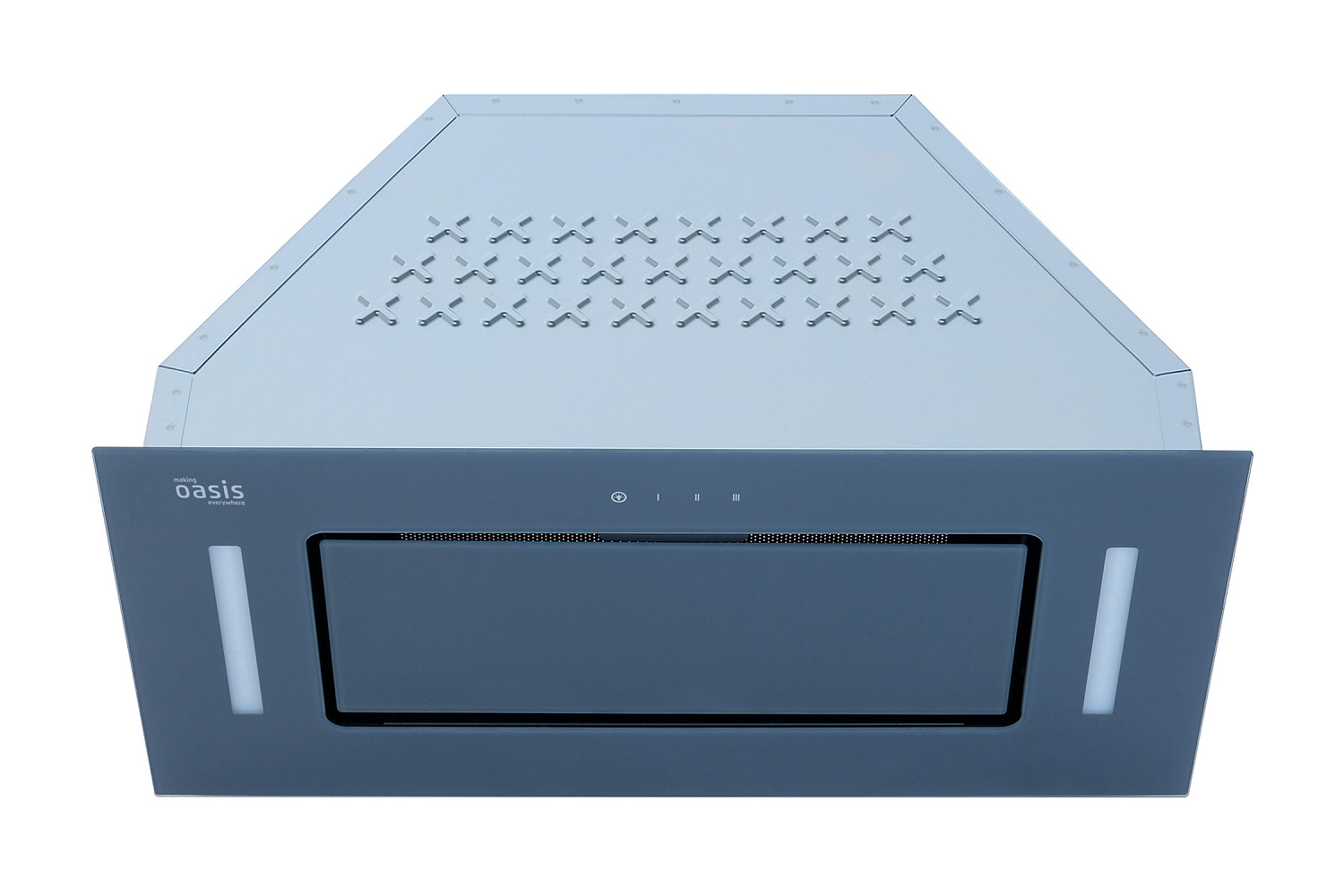 Встраиваемая вытяжка Oasis UB-60WG темно-серая