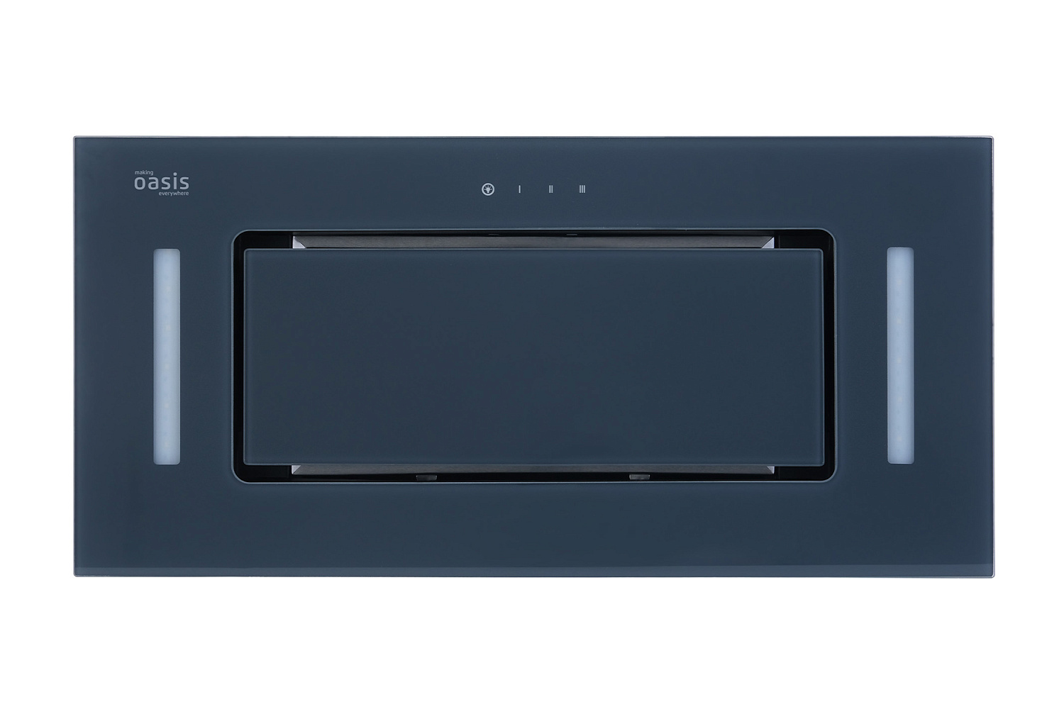 Встраиваемая вытяжка Oasis UB-60WG темно-серая