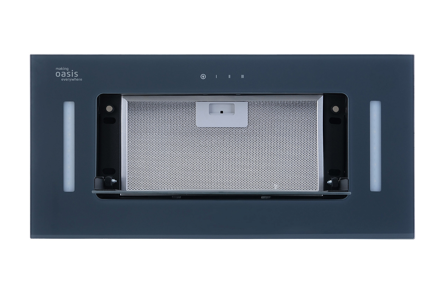 Встраиваемая вытяжка Oasis UB-60WG темно-серая